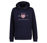 GANT Kinder Sweatshirt - ARCHIVE SHIELD HOODIE, Kapuzen-Pullover, Logo, uni Blau / 134/140 134/140 Blau