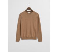 GANT Herren Pullover - CLASSIC COTTON C-NECK, Strickpullover, Rundhals, Baumwolle Sand 3XL