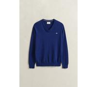 GANT - Klassischer V-Neck Pullover aus Baumwolle rich navy - Gr. - XXL
