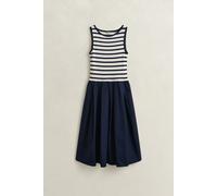 GANT - Kleid aus gewebtem Jersey evening blue - Gr. - L
