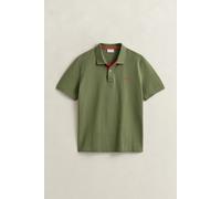GANT Regular Fit Poloshirt Kurzarm grün
