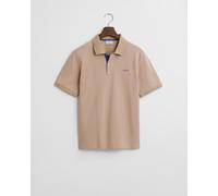 GANT - Kontrast Piqué Poloshirt dry sand - Gr. - 5XL