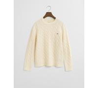 GANT - Lambswool Zopfstrick Rundhalspullover - Gr. - XL
