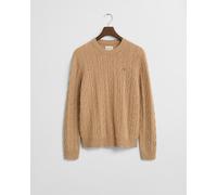 GANT Herren Lambswool Zopfstrick Rundhalspullover (XXL)