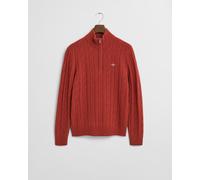 GANT Herren Lambswool Zopfstrick Troyer (M) MODERN RUST