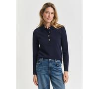 Gant Langarm-Poloshirt Damen marine, XXL