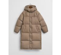 Gant - Langer Daunenmantel taupe beige - Gr. - M