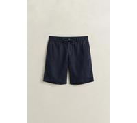 GANT Bermudas – Regular Leinen-Shorts – 100% Leinen, Regular Fit – Blau M