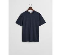 GANT - Leinen T-Shirt evening blue - Gr. - XXL