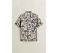 GANT Slim Fit Poloshirt mit Logo-Stitching in Hellgelb, Größe 4XL
