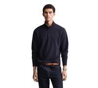 GANT Light Sacker Rib Half Zip Evening Blue Blau XXL