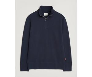 GANT Light Sacker Rib Half Zip Evening Blue Blau M