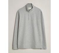 GANT Light Sacker Rib Half Zip Grey Melange Grau XL