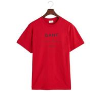 Gant Logo Script Printed Short Sleeve T-shirt S