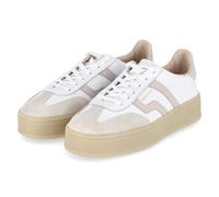 Gant Low Sneaker CUZMANI Weiß - Gr. 39 - Leder und Textil