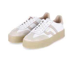 Gant Low Sneaker CUZMANI Weiß - Gr. 40 - Leder und Textil