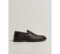 GANT Lozham Braided Leather Loafer Dark Brown Braun 40