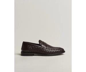 GANT Lozham Braided Leather Loafer Dark Brown Braun 41