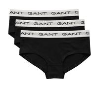 GANT Mädchen Slips, 3er Pack - HIPSTER BRIEFS 3-PACK, Hüftslip, Cotton Stretch 122/128 Schwarz