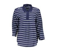 GANT Marineblau-Weiß Streifen Polo Classic - Größe: 34