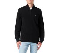 Troyer GANT "COTTON PIQUE HALF ZIP" Gr. 4XL, schwarz (black) Herren Pullover (21470824-4XL) black