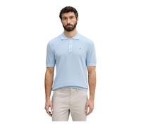 Gant - Micro Textured Cotton SS Polo - - Tops - Herren - Blau - S