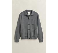 GANT Herren Milano Knit Strickjacke (M) CHARCOAL MELANGE
