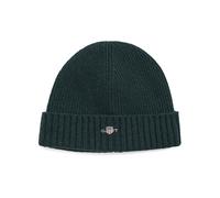 GANT Mütze Shield – Unisex, Wolle – Tartan Grün – Einheitsgröße EU