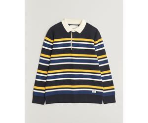 GANT Multisptriped Knitted Rugger Evening Blue Mehrfarbig L