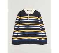 GANT Multisptriped Knitted Rugger Evening Blue Mehrfarbig S