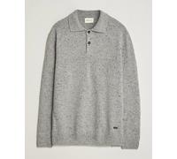 Gant Neps Wool Polo Grey Melange Grau L