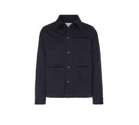 GANT Herren Hemdjacke aus gebürstetem Twill (L) EVENING Blau