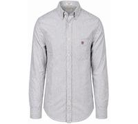 Gant Oxfordhemd Streifen Light Brown - Größe 3XL Grau 3XL