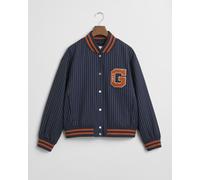 Gant - Pinstripe Varsity Jacke evening blue - Gr. - S
