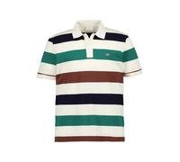 Gant Polo-Shirt Herren Regular Fit Kurzarm Baumwoll-Piqué weiß, L