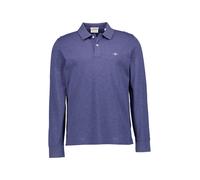 Gant Polo-Shirt Herren Regular Fit Langarm Baumwoll-Piqué blau, XXL