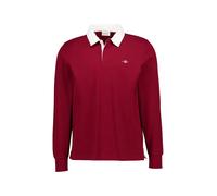 Gant Polo-Shirt Herren Regular Fit Langarm Baumwoll-Piqué rot, L
