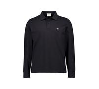 Gant Polo-Shirt Herren Regular Fit Langarm Baumwoll-Piqué schwarz, 3XL
