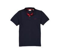 Gant Polo-Shirt Herren Slim Fit Kurzarm Baumwoll-Piqué blau, L