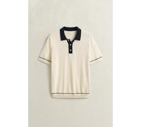 Gant Herren Poloshirt aus Baumwolle, creme, Gr. XXL