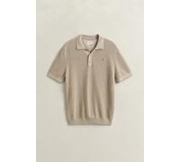 Gant Herren Poloshirt aus Baumwolle, sand, Gr. M