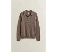 GANT Herren Polopullover aus Wollmix mit Noppenstruktur (XXL) FADED TAUPE