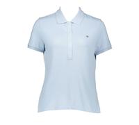 Poloshirt GANT "Slim Shield Cap Logo Polo", Damen, Gr. XXL, blau (fresh blau), Piquu00e9, Obermaterial: 100% Baumwolle, casual, slim fit, Kurzarm Rippbündchen, Shirts (69752319-XXL) fresh blau
