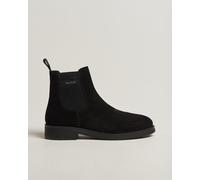 GANT Prepdale Suede Chelsea Boot Black Schwarz 46