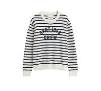 GANT Herren Breton Striped Pullover mit Grafik (XL) EGGSHELL
