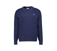 Gant Pullover Herren Regular Fit Rundhals Baumwolle blau, XXL