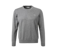 Gant Herren Classic Cotton C-Neck Pullover, Dark Grey Melange, L EU
