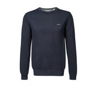 Gant Herren Cotton Pique C-Neck Pullover, Evening Blue, L EU