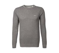 Gant Pullover Herren Slim Fit Rundhals Baumwolle grau, M