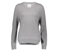 GANT Herren Extrafine Lambswool V-Neck Pullover, Grey Melange, XL